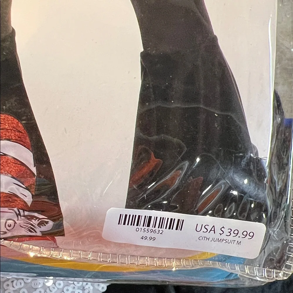 Spirit Dr. Seuss Cat In The Hat Kids Halloween Costume.  Size 8-10 - Picture 7 of 9